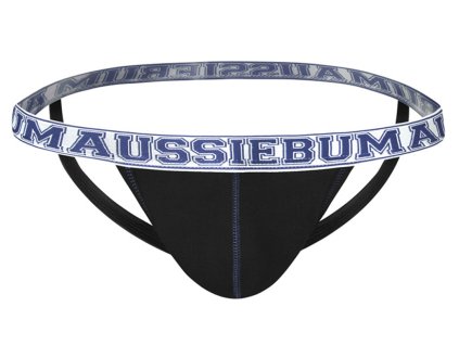 Pánský Jockstrap AussieBum HUNK Jock Black Indigo1