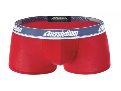 6boxerky aussiebum wonder jock pro s push up kapsou wj red