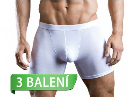 boxerky doreanse ecopack 1742 3 baleni bila2