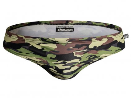 slipove plavky aussiebum camo army green1