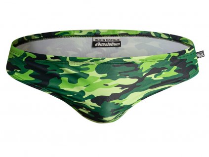 * Slipové Plavky aussieBum Camo Green