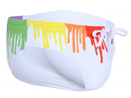 andrew christian slipove plavky bikini pride drip 7815 white8