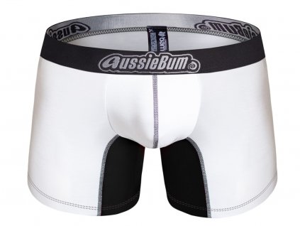 AussieBum Bambusové Boxerky COMFY BAMBOO White2