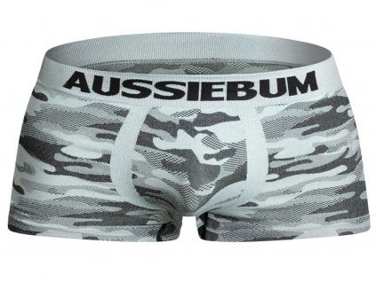 Seamless Stretch Men's Boxer Briefs aussieBum Bodystretch CAMO GREY