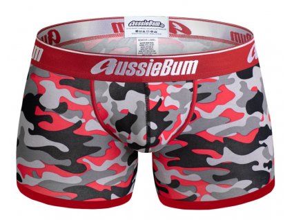 Boxerky AussieBum CottonSoft 2.0 Camo Red1 kópia 1024px