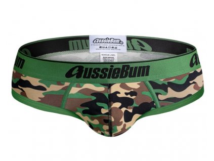 Slipy AussieBum CottonSoft 2.0 Camo Green1 kópia 1024px