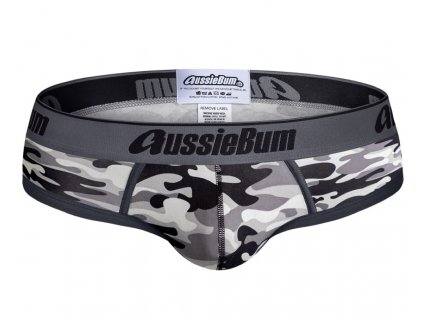 Slipy AussieBum CottonSoft 2.0 Camo Black1 kópia 1024px