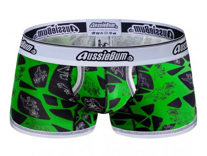 Push Up Boxerky AussieBum Enlarge 2.0 Dino Green2 kópia 1024px