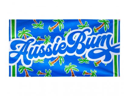 Plážová Osuška AussieBum TOWEL Palmtree Blue3 kópia 1024px