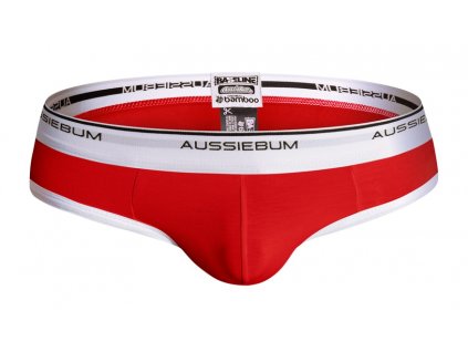 2 aussiebum bambusove slipy bamboo baseline red