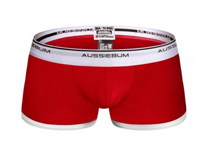 2 aussiebum bambusove boxerky bamboo baseline red