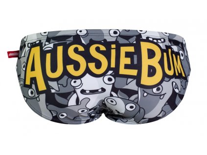 2 slipove plavky aussiebum adventure grey