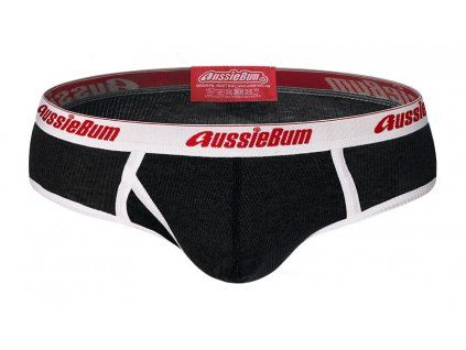 3 slipy s jemnym vroubkem aussiebum classic value black