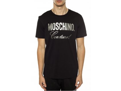 Pánské triko s krátkým rukávem Moschino ZPA0715 černý