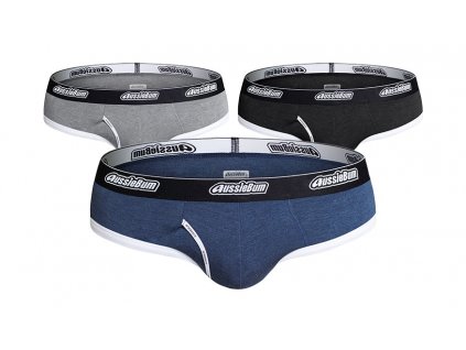 3 aussiebum bambusove slipy essential bamboo marle 3pack