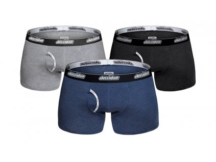 3 aussiebum bambusove boxerky essential bamboo marle 3pack