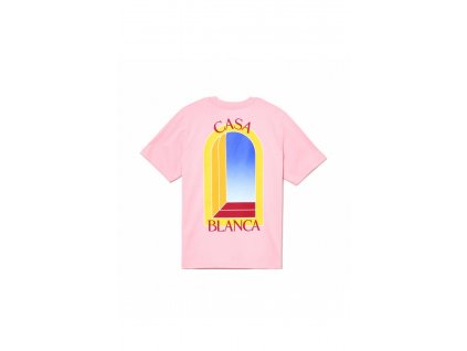 Pánské triko s krátkým rukávem Casa blanca MS23-JTS-001-19 růžový