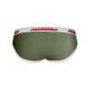 3 slipy s jemnym vroubkem aussiebum classic original army marle