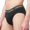 calvin klein cotton stretch 3 pack brief black with pink green blue p5050 33691 medium