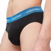 calvin klein cotton stretch 3 pack brief black with pink green blue p5050 33692 medium