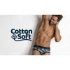 Slipy AussieBum CottonSoft Camo Blue Brief