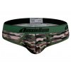 Slipy AussieBum CottonSoft Camo Green Brief2