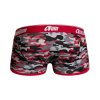 4 boxerky aussiebum cottonsoft camo red hipster