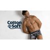 Boxerky AussieBum CottonSoft Camo Black Hipster