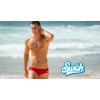 2slipove plavky aussiebum swish ruby red