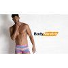 Seamless Stretch Men's Boxer Briefs aussieBum Bodystretch BLUE WHITE/PINK