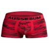 Seamless Stretch Men's Boxer Briefs aussieBum Bodystretch CAMO RED