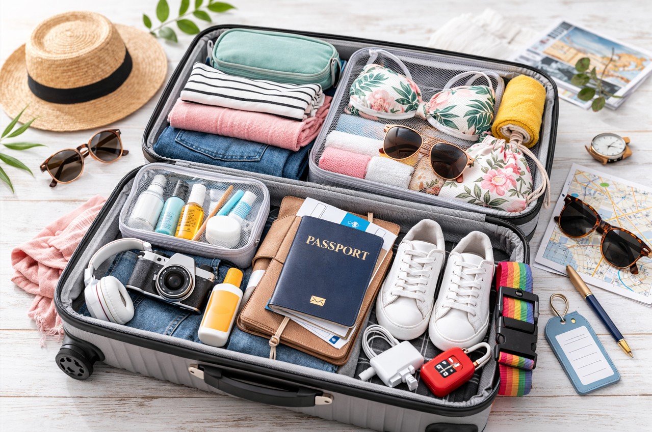 Co si sbalit na prodloužený víkend? Praktický checklist + tipy, jak se vejít do kabinového kufru