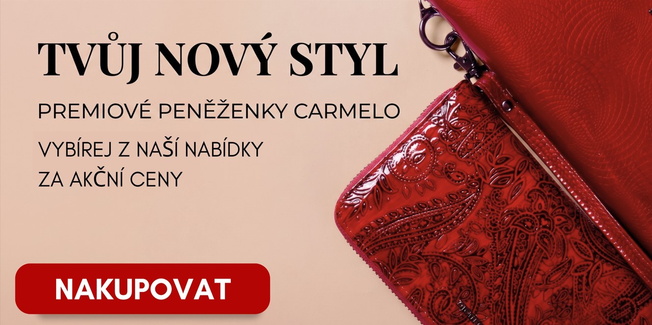 Prémiové peněženky Carmelo za akční ceny