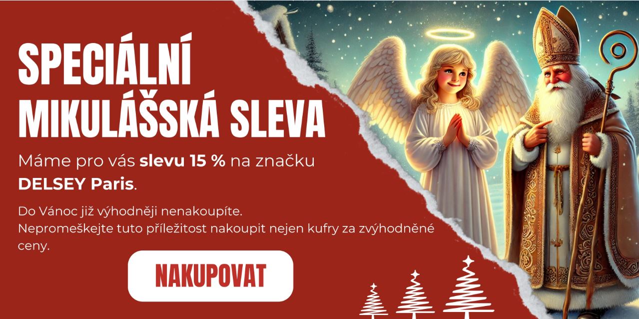 Poslední sleva do Vánoc - 15 % na DELSEY