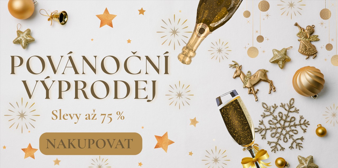 Povánoční výprodej - slevy až 75 %