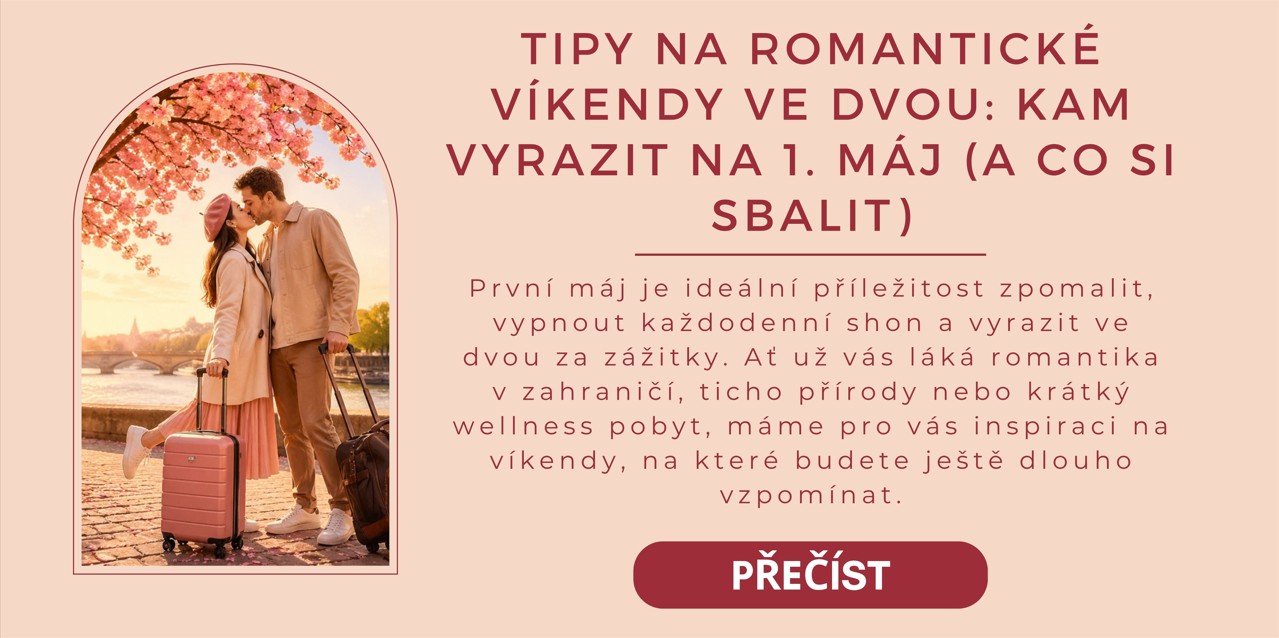 Kam utéct ve dvou? Tohle si zamilujete - Objevte tipy na romantické víkendy a ideální zavazadla pro pohodlné cestování. 🌸