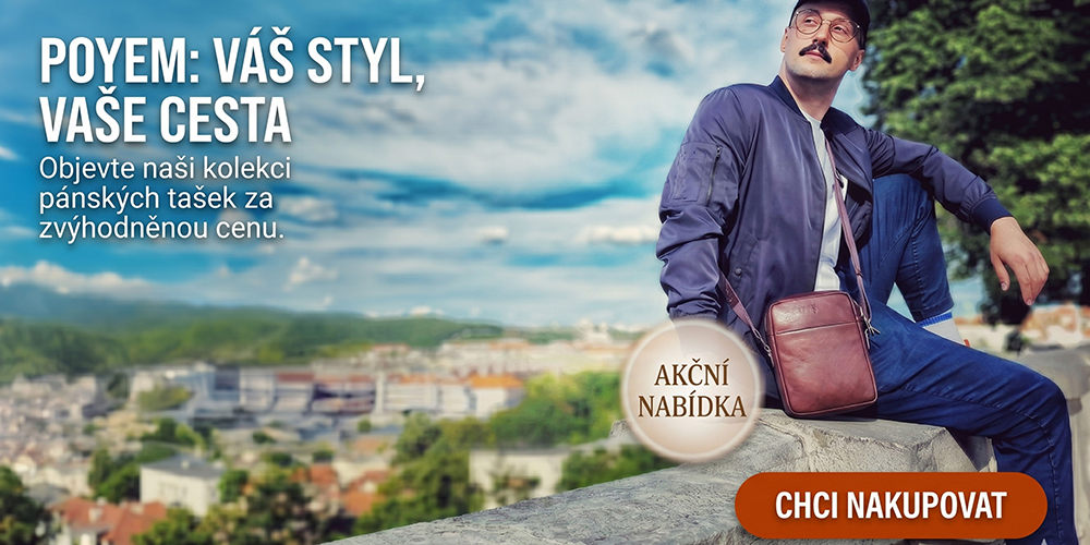 Objevte kolekci kožených pánských tašek značky Poyem za akční cenu