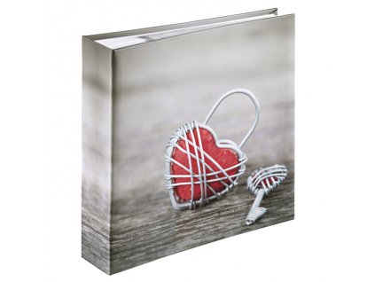 Hama album memo RUSTICO METAL HEART 10x15/200, popisové pole