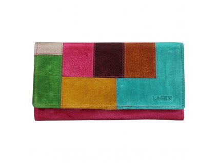 damska penezenka lagen V 17 D multicolor fuchsia 01
