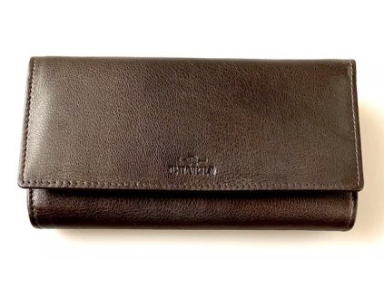 peněženka kožená charro BLA80506 dámská tmavě hnědá 2