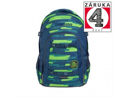 skolni batoh coocazoo joker 211501 lime stripe 01