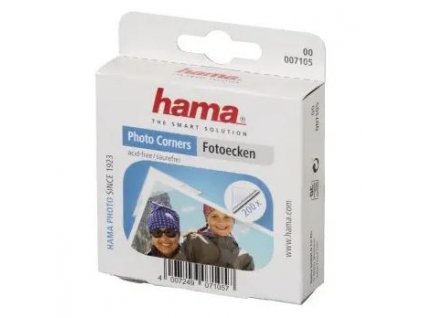 hama fotoruzky samolepici transparentni 200 ks 7105 01