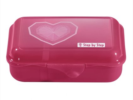 Box na svačinu Step by Step, Glitter Heart Hazle