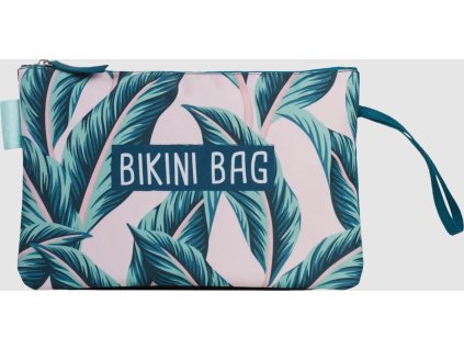 bikini bag taska na plavky fabrizio listy ruzova 82000 0816 01