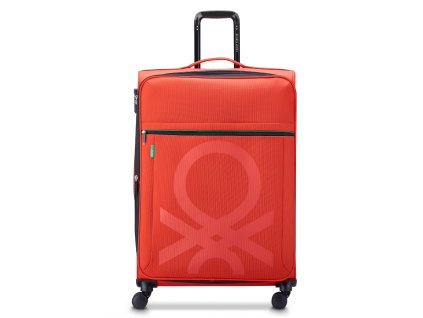 cestovni kufr delsey benetton color block B0376482104 cerveny 01
