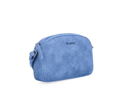 spolecenska kabelka s jemnym vzorem tangerin 7012 m modra 01