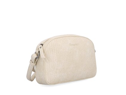 spolecenska kabelka s jemnym vzorem tangerin 7012 be bezova 01