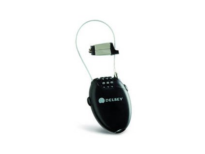 Delsey bezpečnostní kabel 94531000 - černý