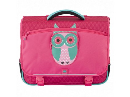 Školní taška Delsey dvoukomorová 42 cm 339538109 - růžová