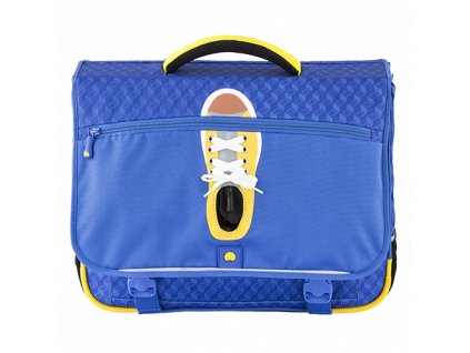 Školní taška Delsey dvoukomorová 42 cm 339538112 - modrá